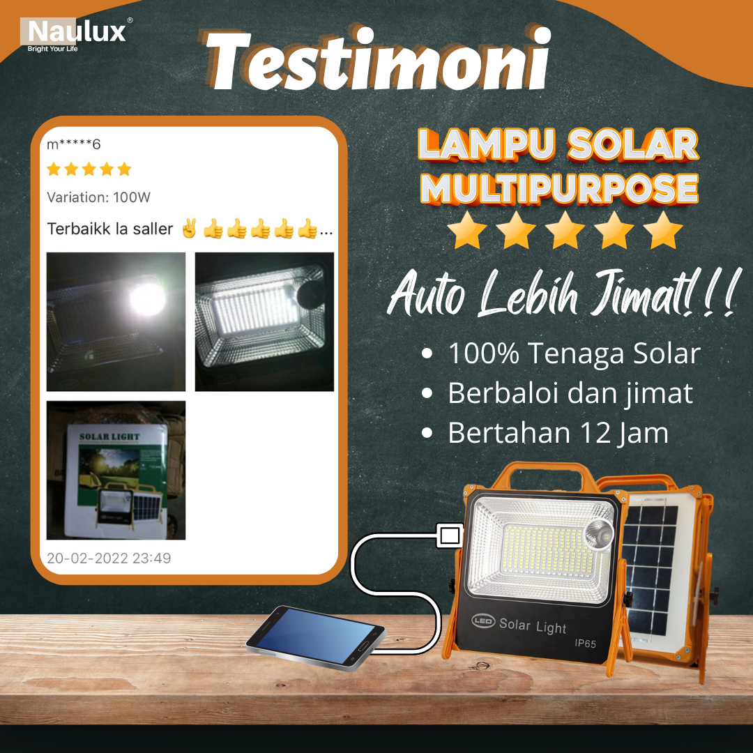Testimoni lampu solar multipurpose (2)